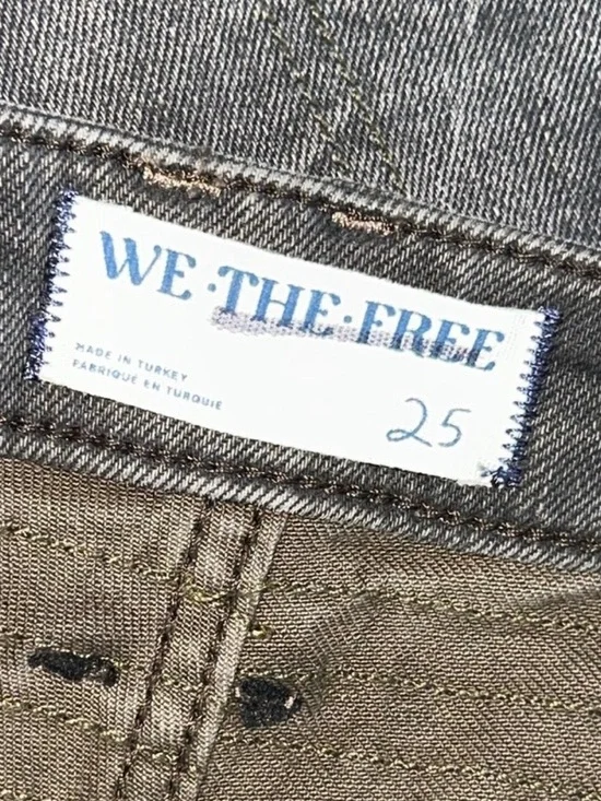 Free People Vector Moto Mid Rise Flare Jeans Sz. 25 NWT! - Picture 6 of 8